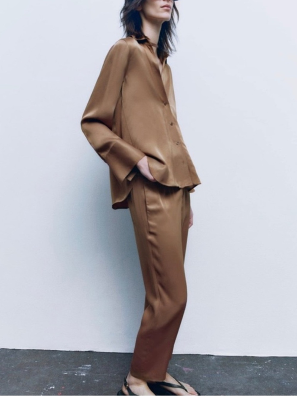 ZARA BUTTON FRONT SHIRT BOLUSE